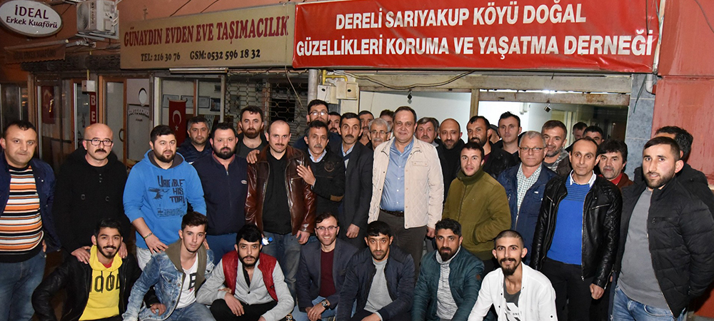 BAŞKAN AKSU DERELİ SARIYAKUP DERNEĞİNİ ZİYARET ETTİ 