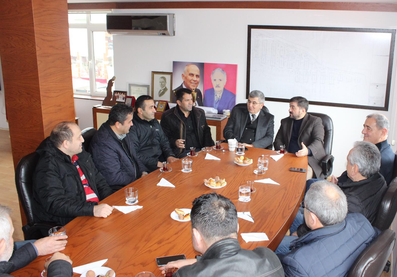 AK Parti Adayı Şenlikoğlu Sanayi Kooperatifini Ziyaret Etti