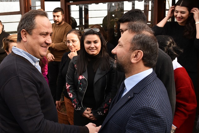 BAŞKAN AKSU, İÇ MİMARLARLA BULUŞTU