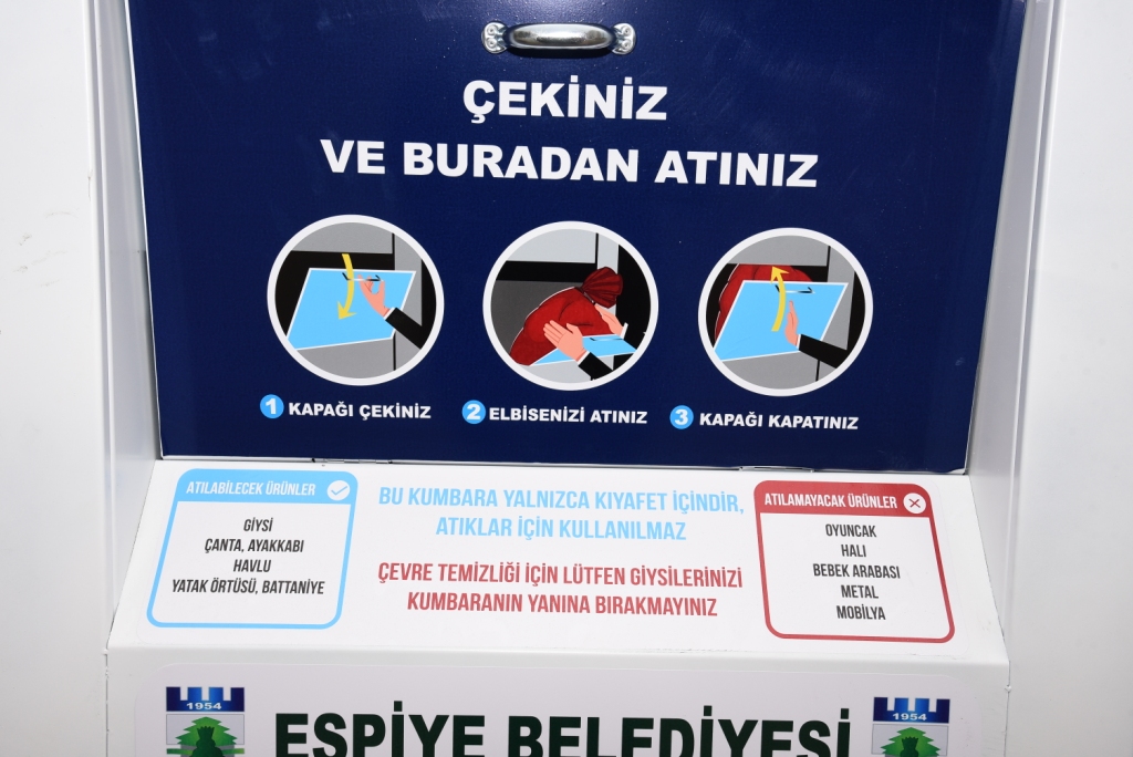  İlçemizde Kullanılmış Giysi ve Ayakkabılar Kumbaraya