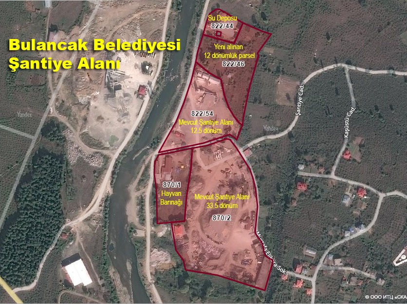 BULANCAK BELEDİYESİ ŞANTİYE ALANINI BÜYÜTTÜ!