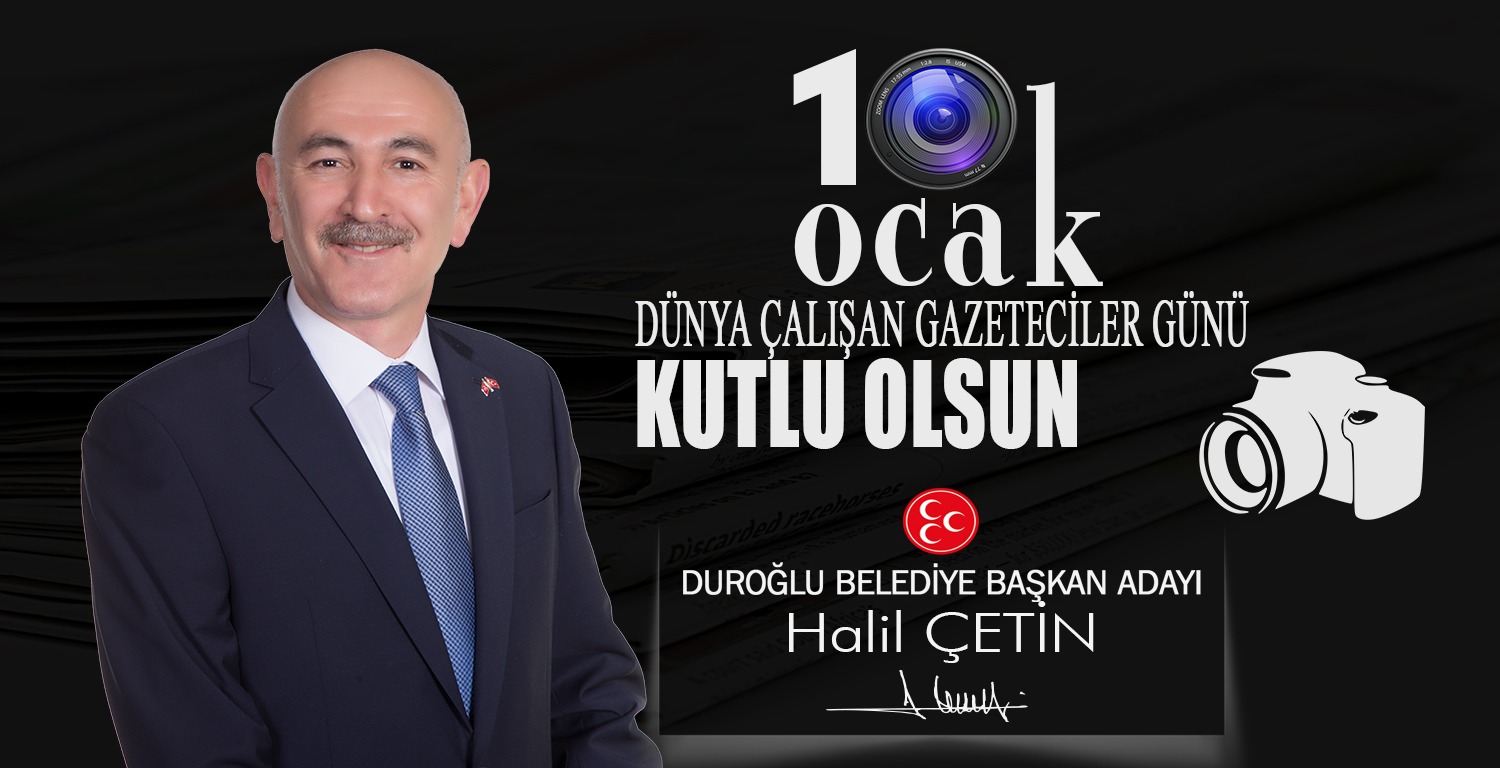 HALİL ÇETİN 10 OCAK ÇALIŞAN GAZETECİLER GÜNÜ BASIN BİLDİRİSİ