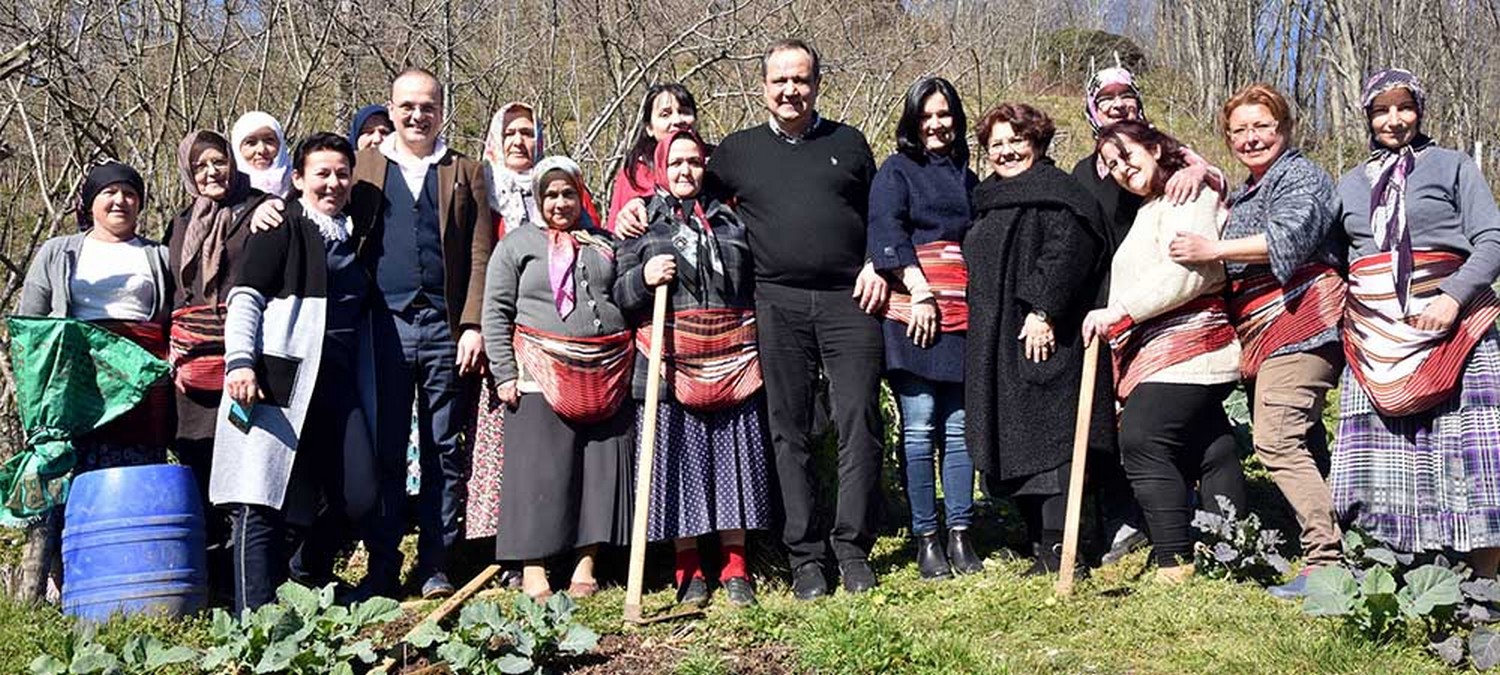 BAŞKAN KERİM AKSU TARIM ÜRETİMİNE DİKKAT ÇEKTİ 