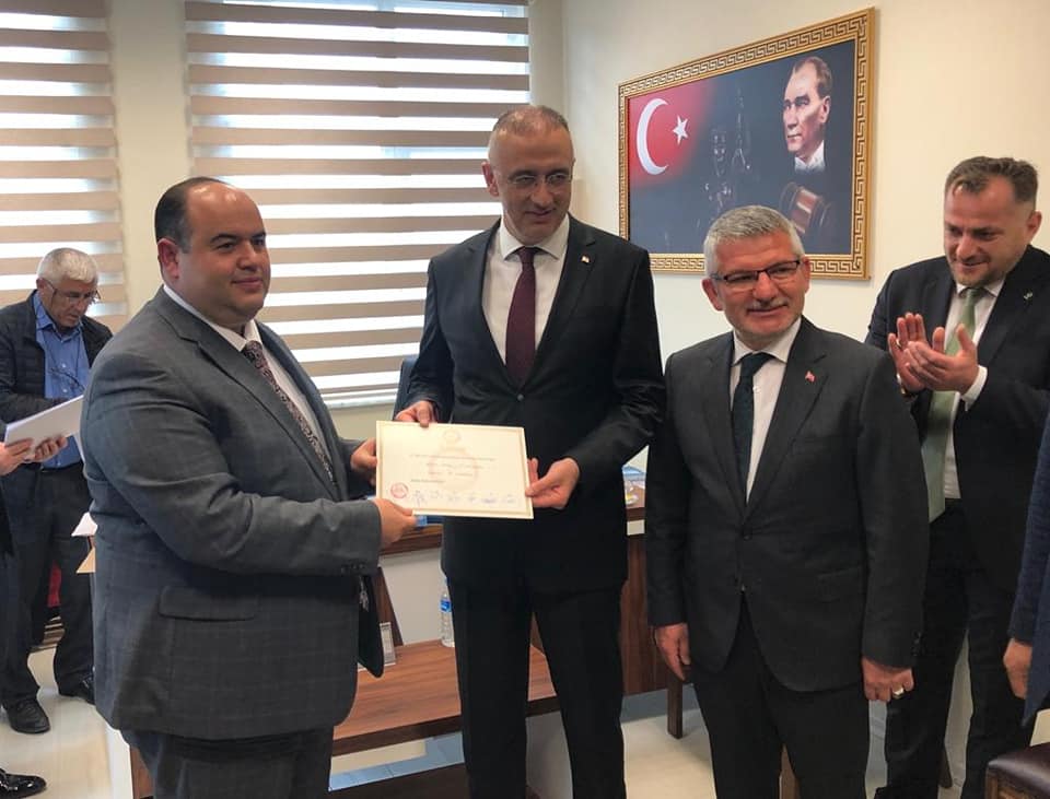 BAŞKAN YAKAR MAZBATASINI ALDI