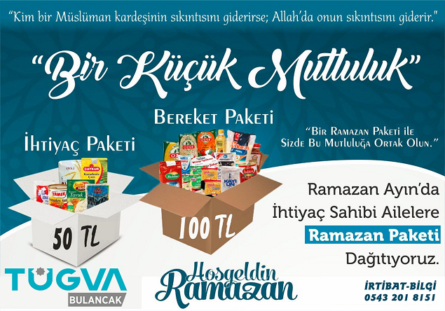 TÜGVA Bulancak’tan Ramazan Paketi çalışması