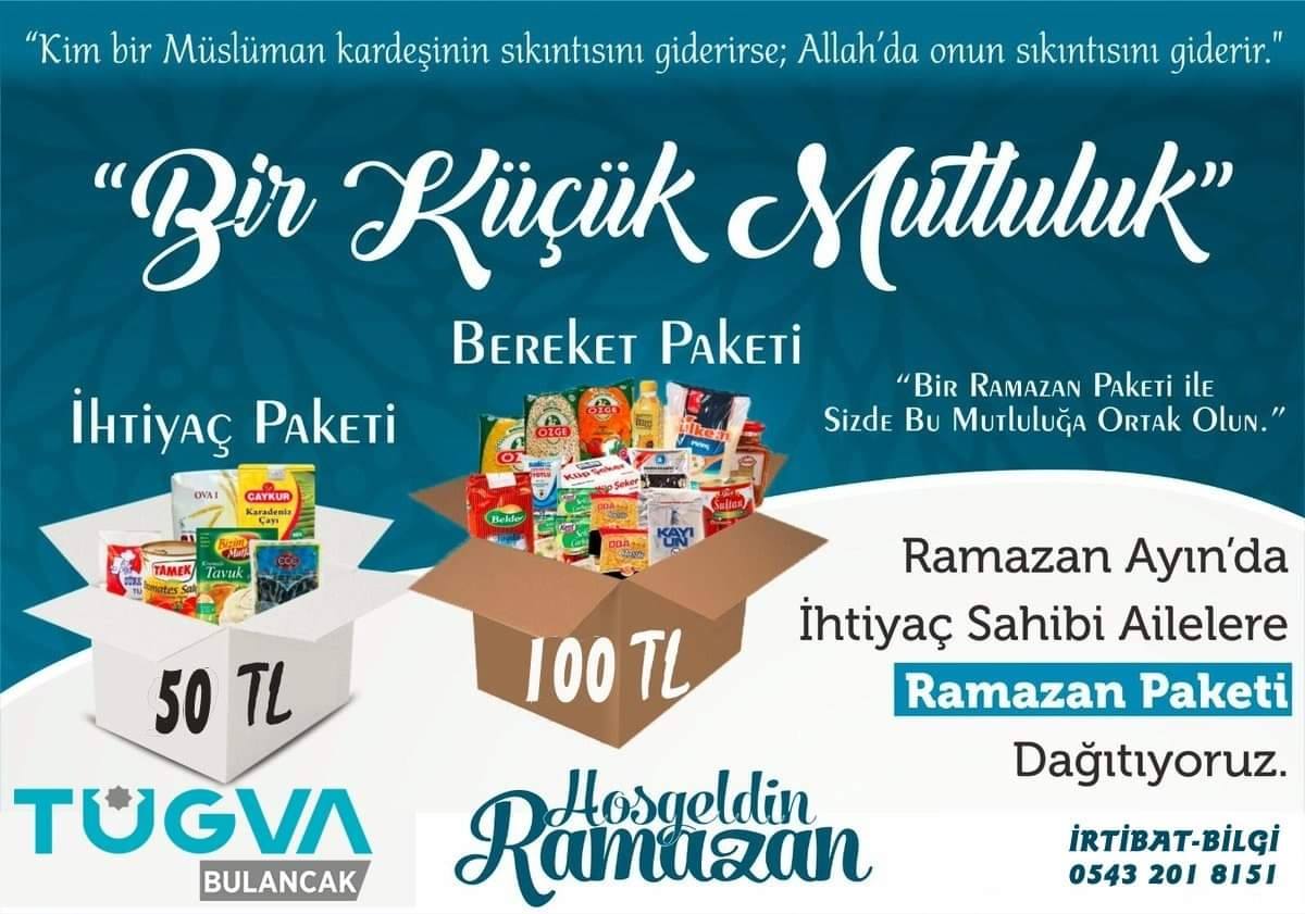 TÜGVA Bulancak’ta Ramazan yardımları