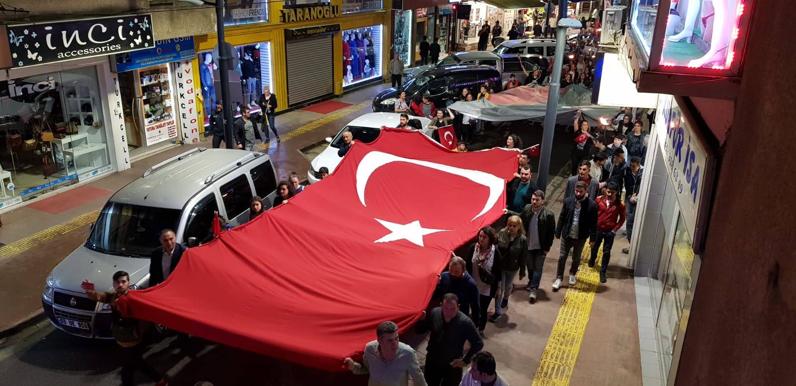 BULANCAK'TA 100. YIL FENER ALAYI YÜRÜYÜŞÜ YAPILDI