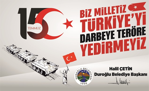  DEMOKRASİMİZİ KORUMALI VE İLERLETMELİYİZ