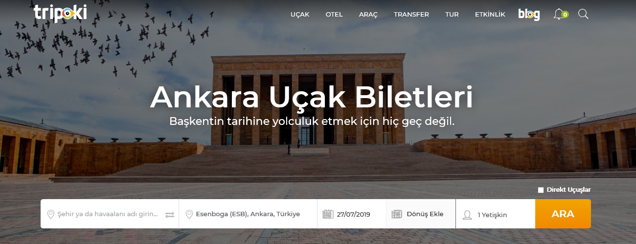 Ankara Uçak Bileti