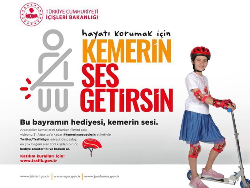 Hayatı Korumak İçin Senin de Kemerin Ses Getirsin