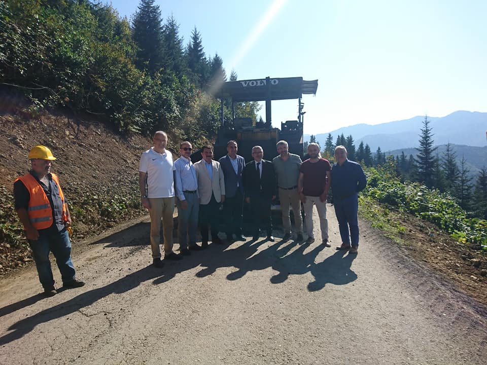 BEKTAŞ YAYLA YOLUNDA ASFALT ÇALIŞMASI BAŞLADI!