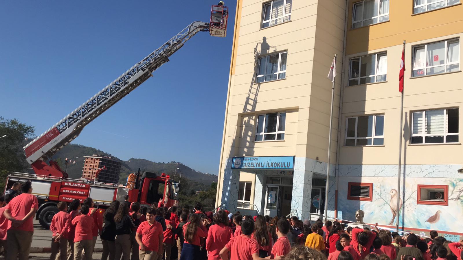 Bulancak İtfaiyesi’nden Tatbikat