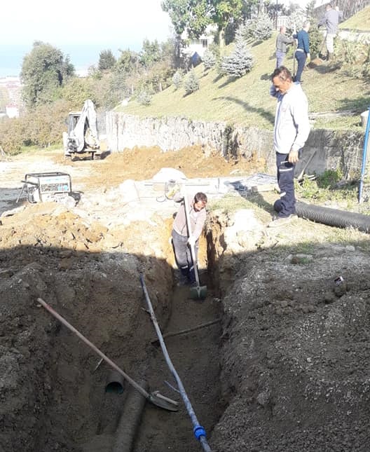 Yeni Mezarlıkta Ağaçlandırma ve Çevre Düzenleme İşleri Yapıldı