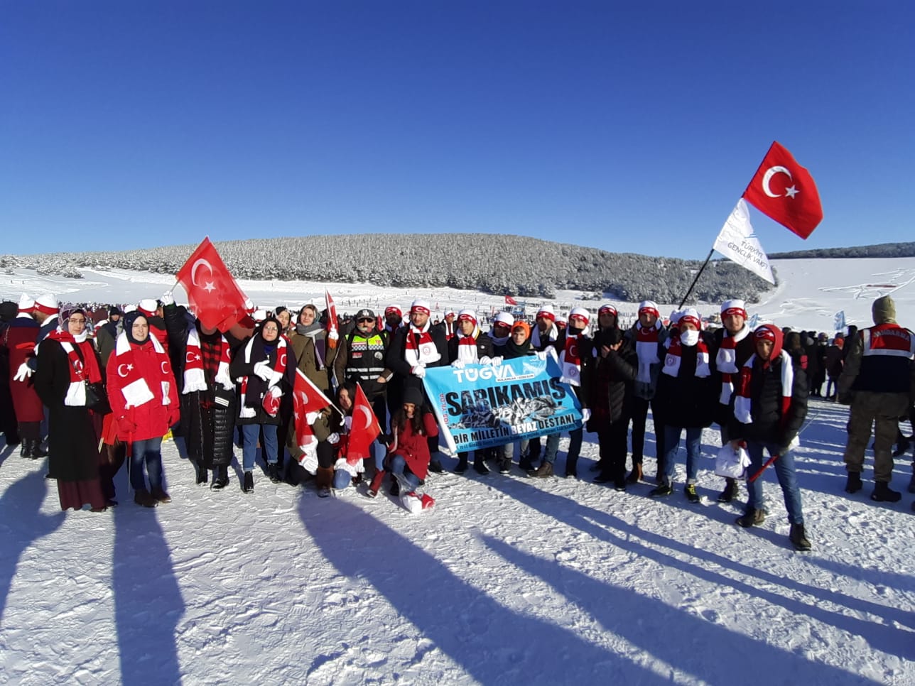 TÜGVA'lı gençler Sarıkamış'tan döndü