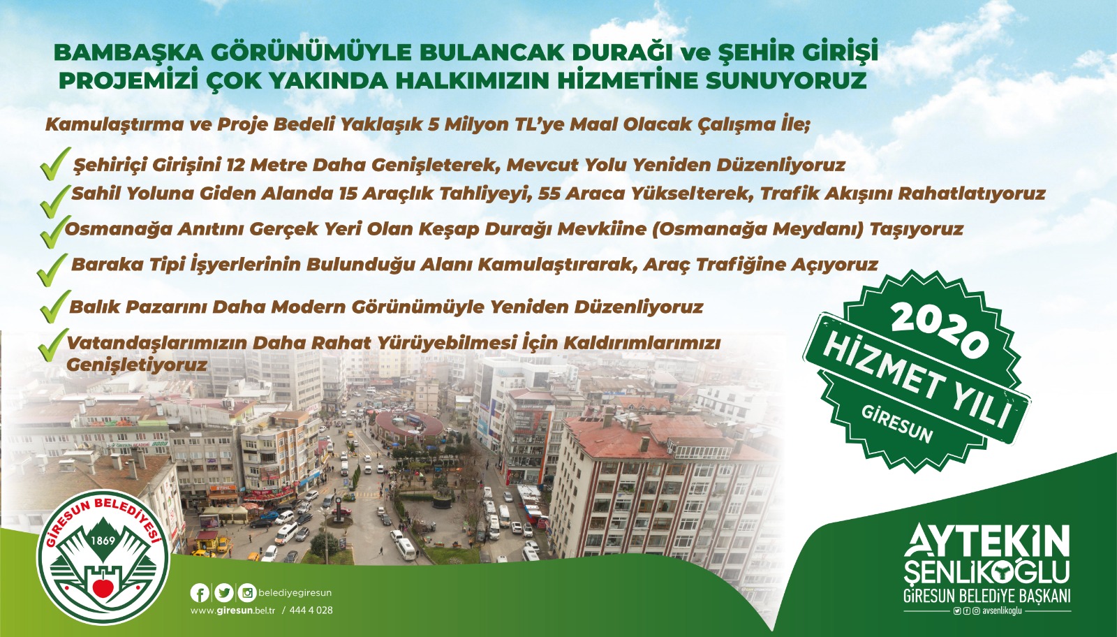 VAAT EDİLEN PROJELERE START VERİLİYOR