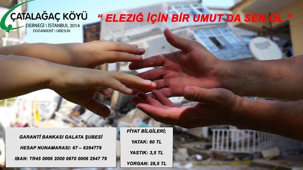 Deprem bölgesine yardım seferberliği