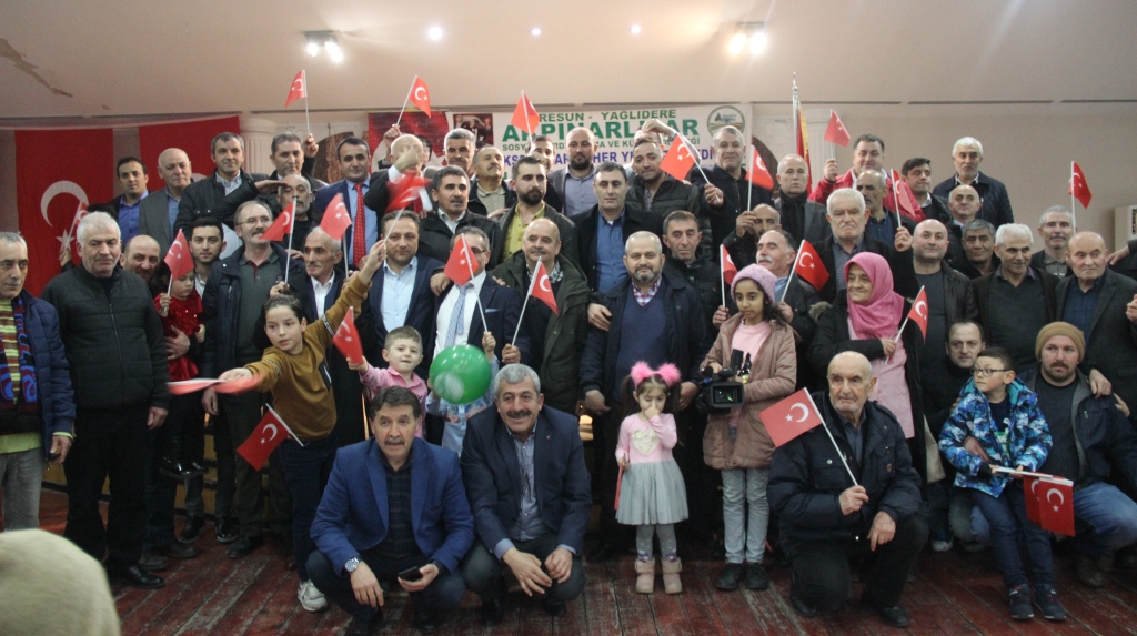 Yağlıdere Akpınarlılar Şehitlerimiz için bir araya geldi
