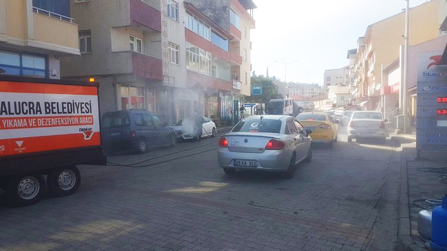 Alucra'da Dezenfekte Çalışmaları Aralıksız Devam Ediyor