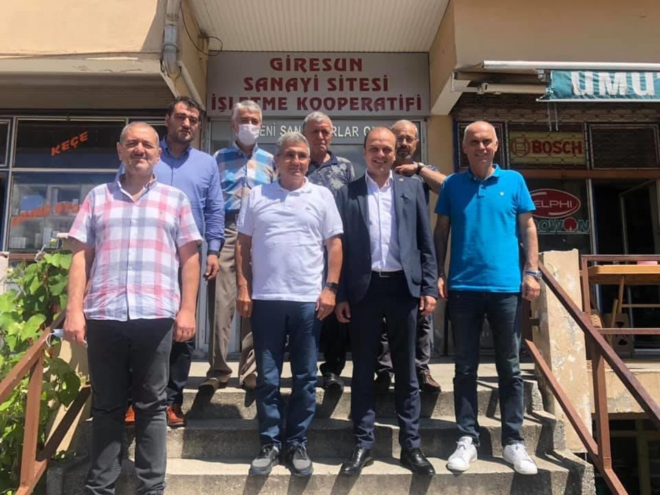 Tığlı, memleketi Giresun’da ziyaretler gerçekleştiriyor. 