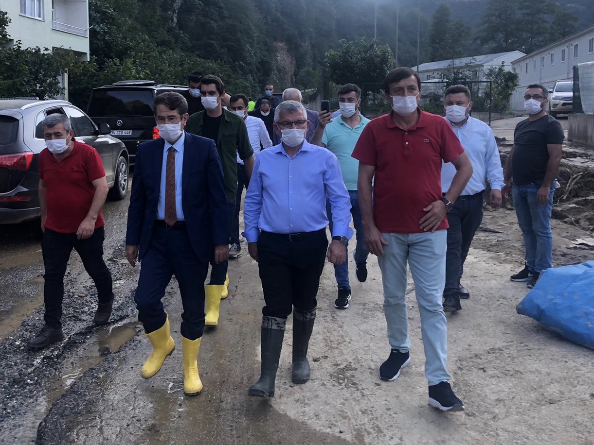 Mv. Aydın, sel felaketiyle ilgili bir açıklama yaptı.