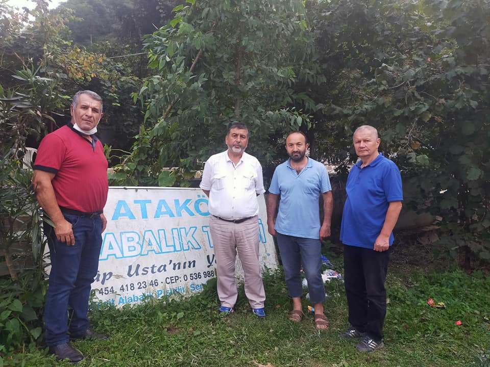 Giresun Deniz Yıldızı Felaket Bölgesinde