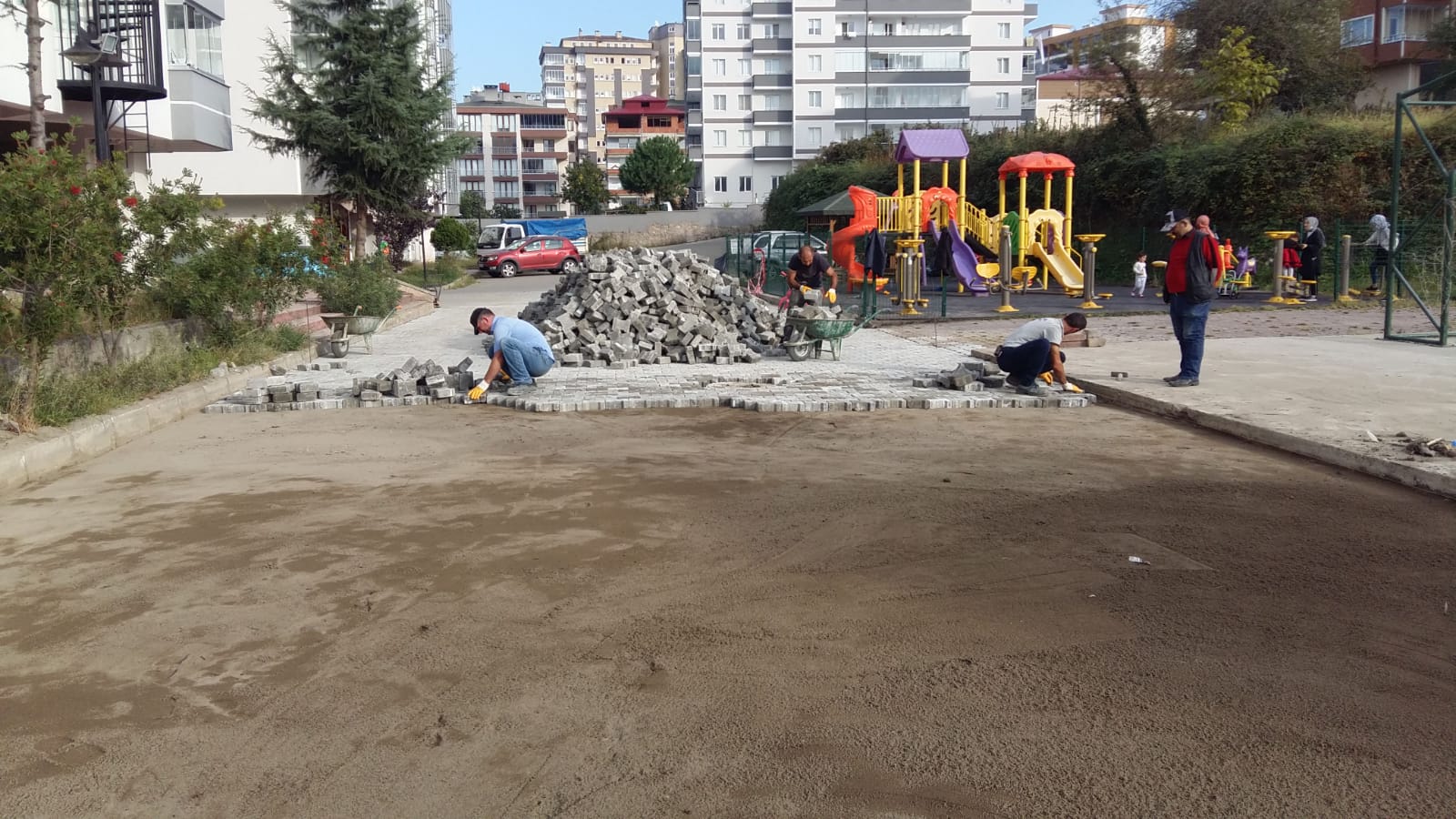Bulancak Belediyesi yeni cadde ve sokakların yollarını yapıyor!
