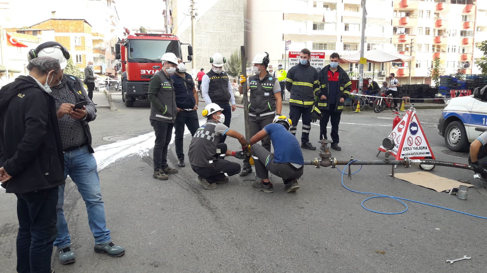 Bulancak’ta Doğalgaz Denemeleri Başladı!