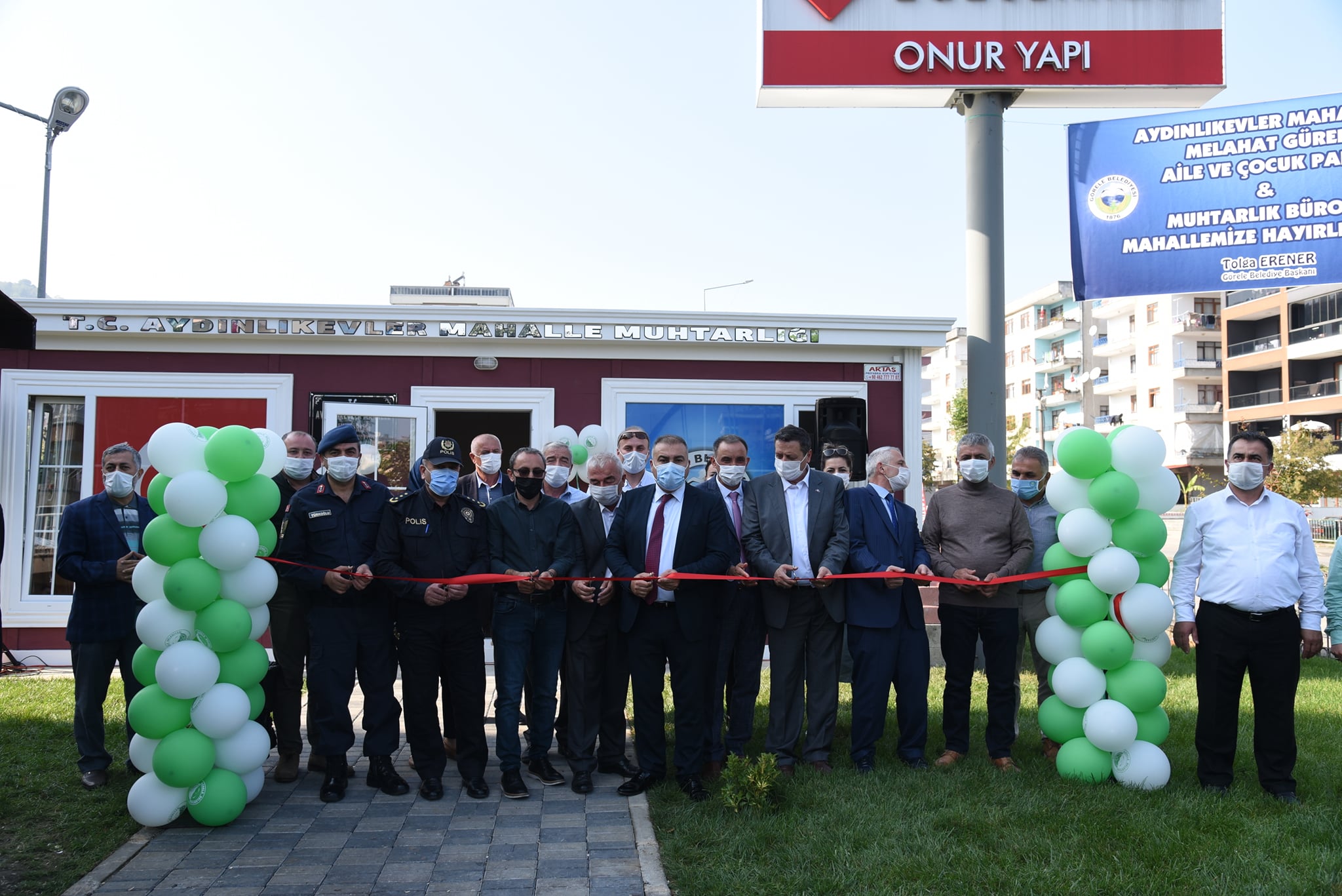 MELAHAT GÜREL AİLE VE ÇOCUK PARKI VE MUHTARLIK BÜROSU AÇILDI
