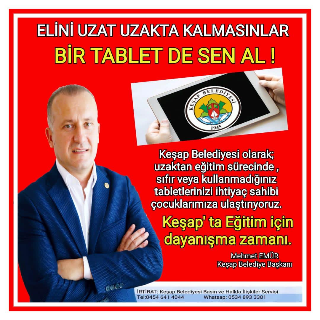 ELİNİ UZAT UZAKTA KALMASINLAR, BİR TABLET DE SEN AL!