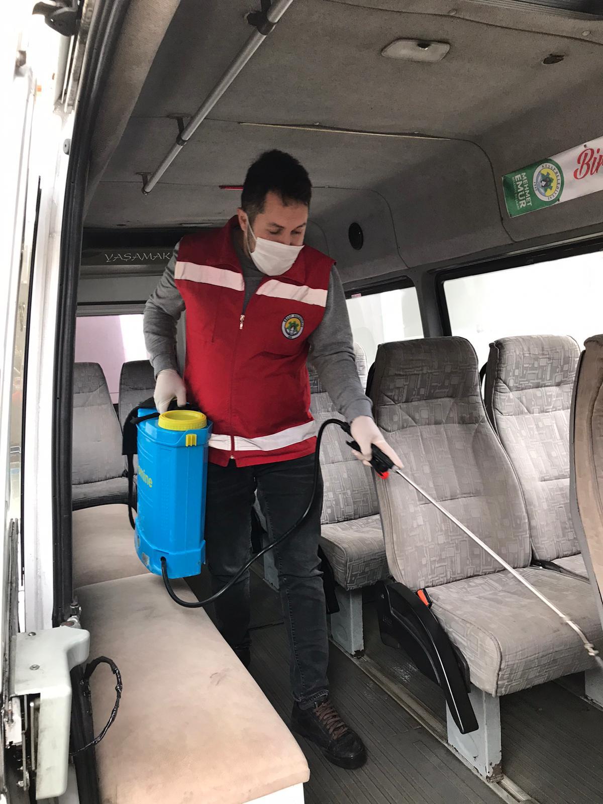Keşap'da Dezenfekte Çalışmaları Sürüyor 