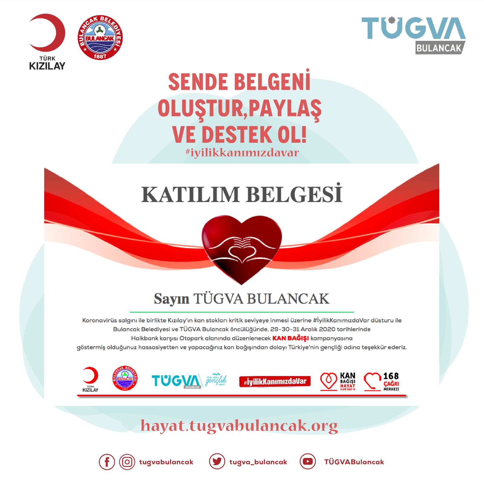 TÜGVA Bulancak’tan Kan Bağışı çağrısı