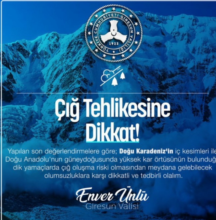 Meteoroloji, Çığ Riskine Karşı Uyarıda Bulundu