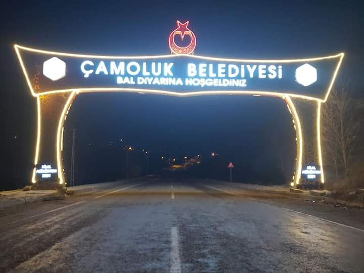 Çamoluk İlçe Giriş Tabelamız Hayırlı Olsun