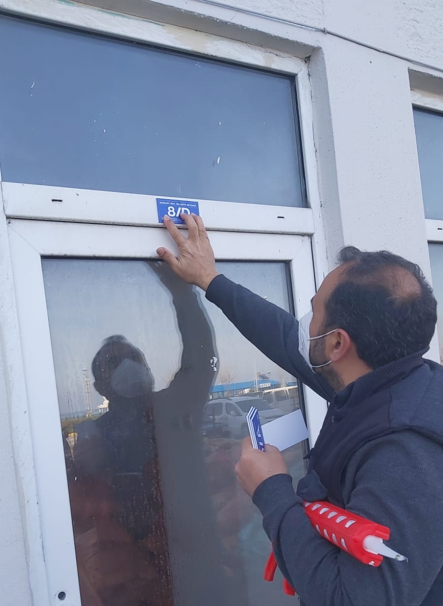 Kesap'ta Numarataj Çalışmaları Başladı