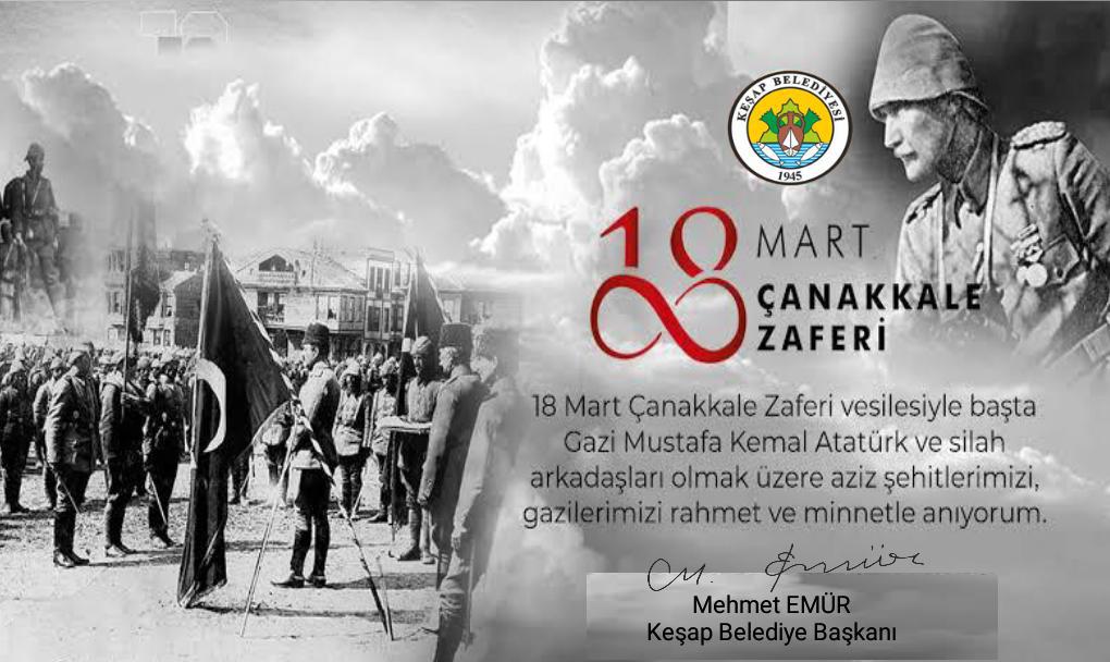 Başkan Emür'den 18 Mart mesajı
