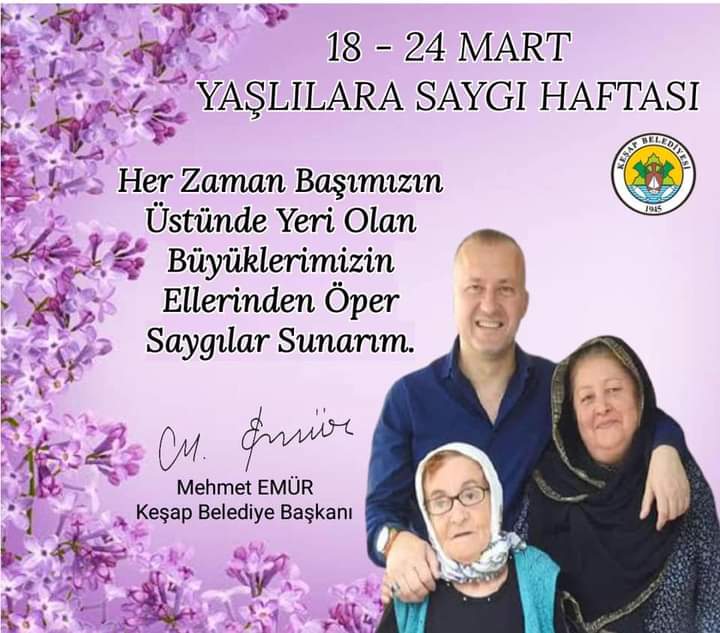 MEHMET EMÜR’DEN ‘YAŞLILAR HAFTASI’ MESAJI