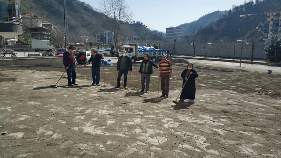 BAŞKAN SAHA ÇALIŞMALARINI YERİNDE İNCELEDİ