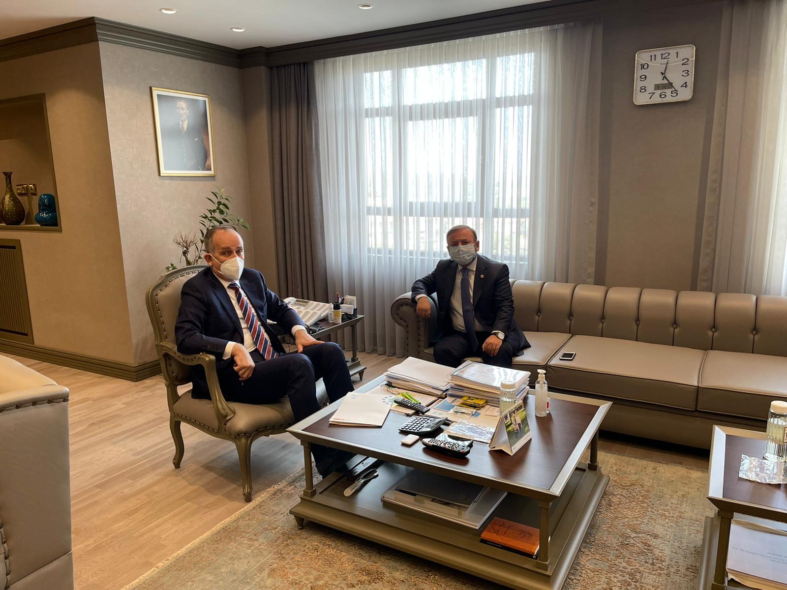 MİLLETVEKİLİ SABRİ ÖZTÜRK, TOKİ BAŞKANI İLE GİRESUN PROJELERİNİ GÖRÜŞTÜ