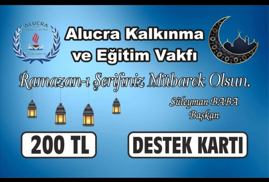 ALUCRA VAKFI BAYRAM SEVİNCİ YAŞATTI