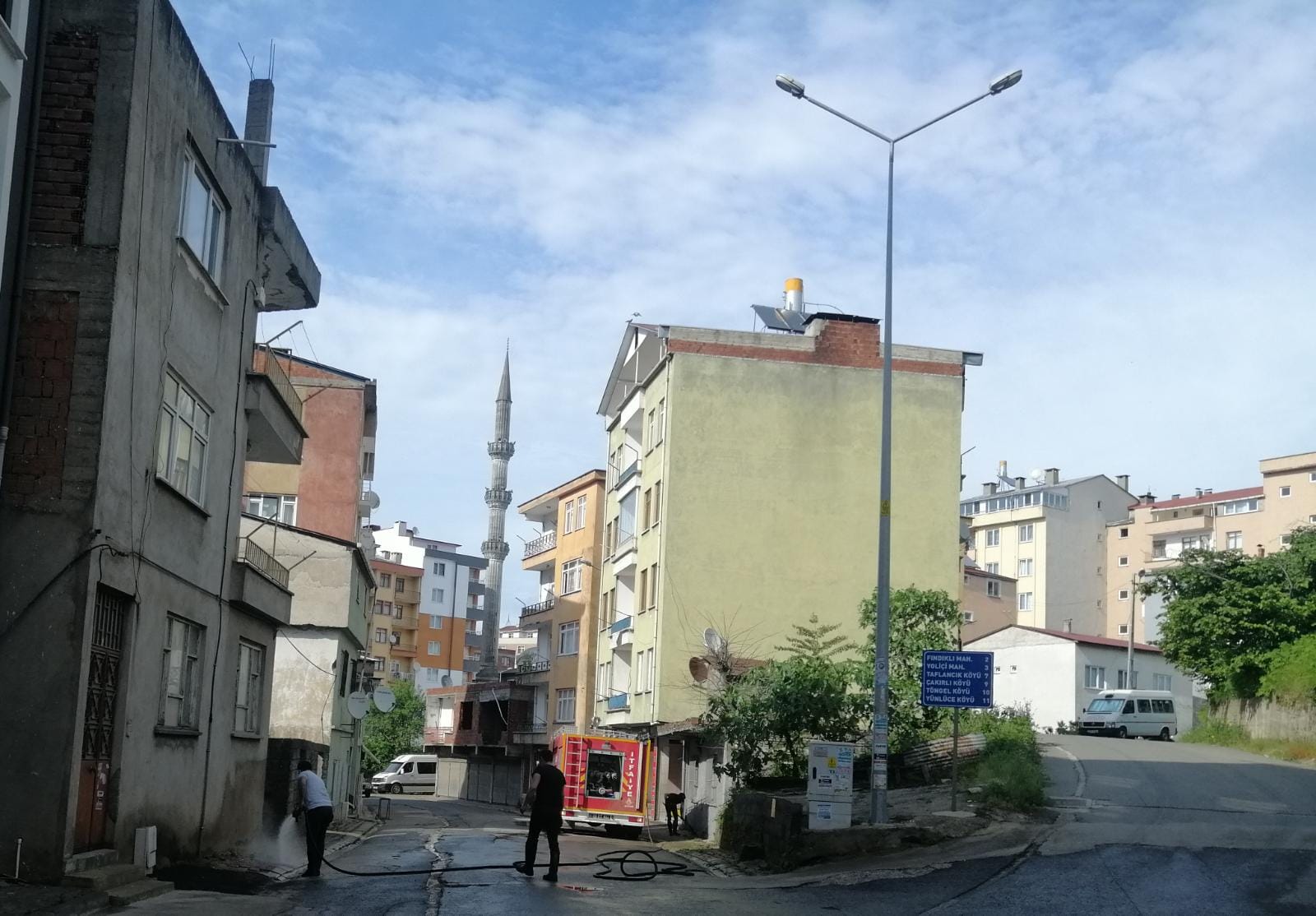 KEŞAP'TA SOKAKLAR DEZENFEKTE EDİLİYOR