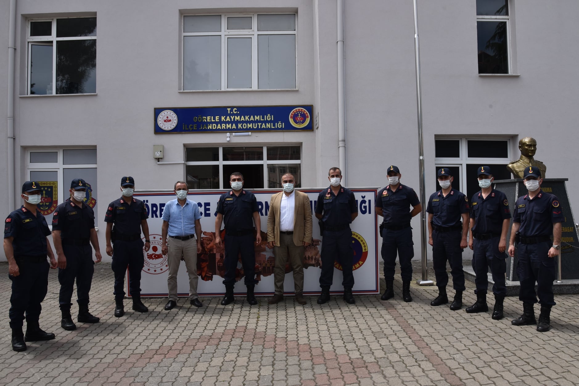 BAŞKANDAN GÖRELE İLÇE JANDARMA KOMUTANLIĞINA ZİYARET