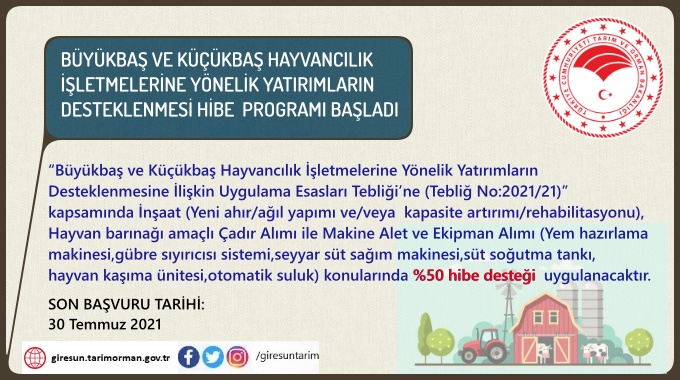 Hibe Programı Müracaatları Başladı!