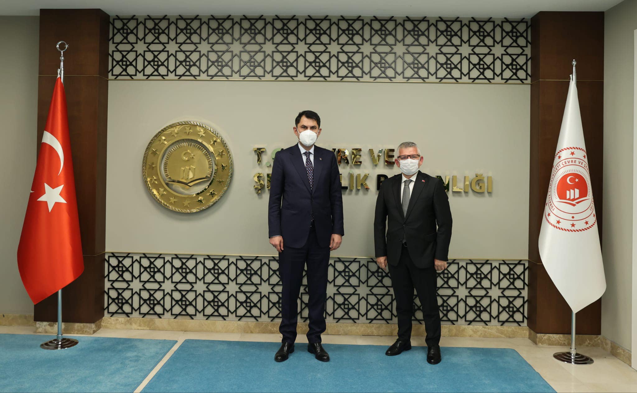 Aydın, Çevre ve Şehircilik Bakanı Sayın Murat Kurum’u ziyaret etti. 