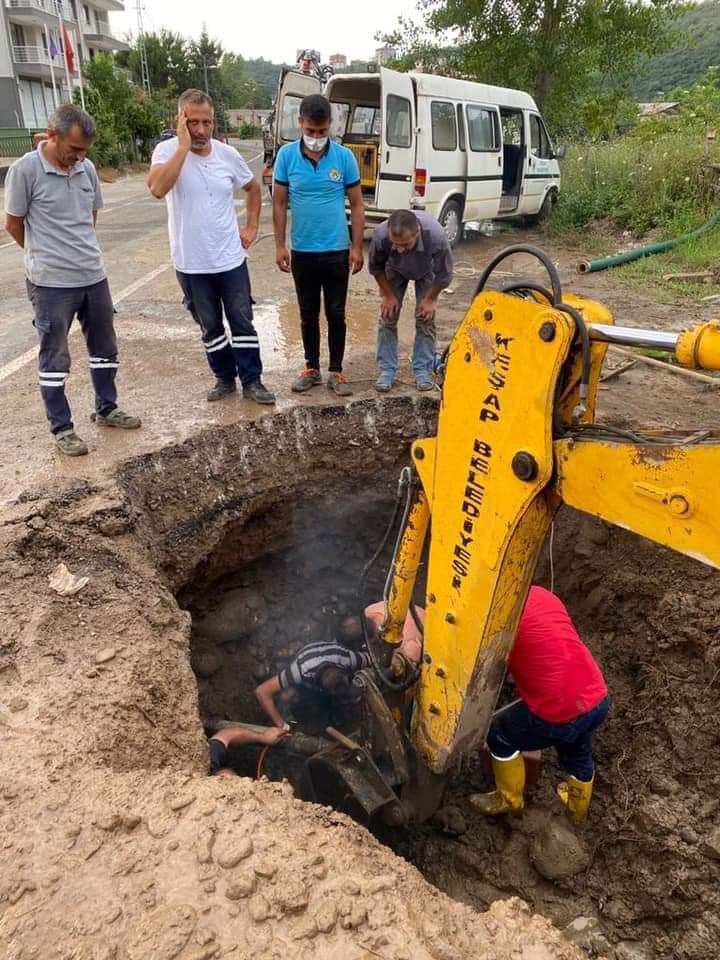 Keşap Belediyesi Tam Gaz Çalışmaya Devam Ediyor