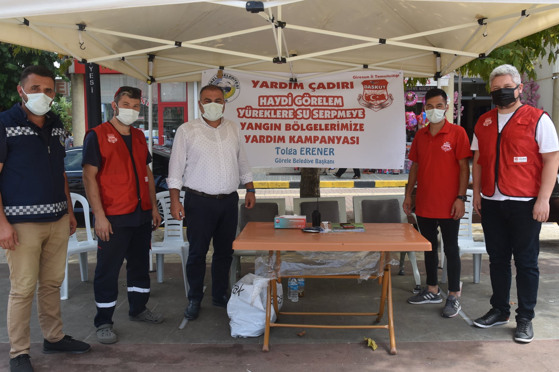 MAĞDUR OLAN VATANDAŞLAR İÇİN YARDIM KAMPANYASI DÜZENLENDİ 