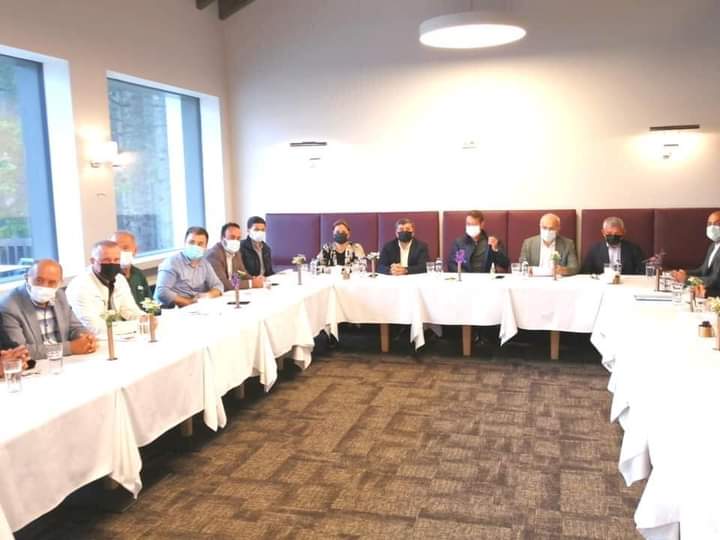 BAŞKAN EMÜR AĞUSTOS AYI BELEDİYE BAŞKANLARI TOPLANTISINA KATILDI