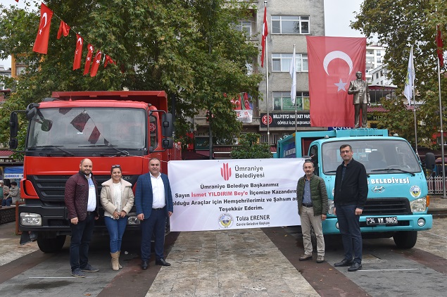 GÖRELE BELEDİYESİNE İKİ HİBE ARAÇ