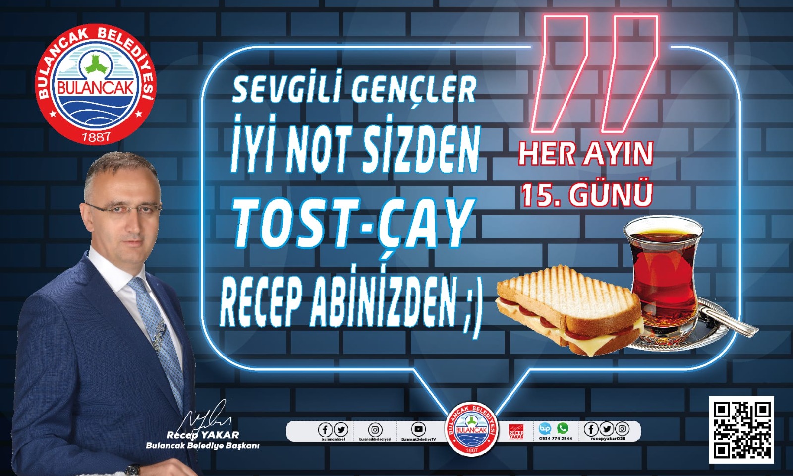 İyi not öğrencilerden Çay-Tost Recep Abilerinden