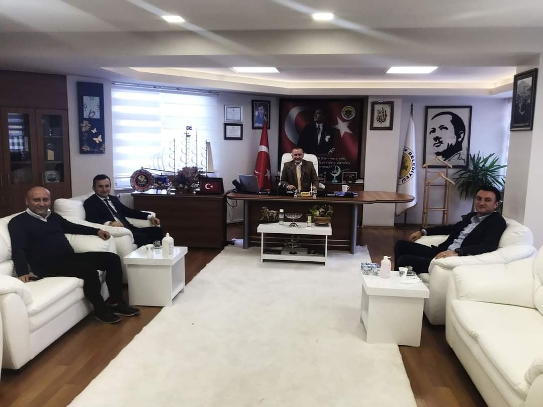BAŞKAN EMÜR GÜRLER VE KAHYA İLE GÖRÜŞTÜ