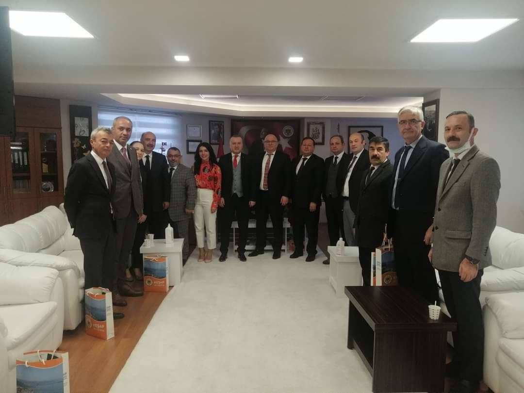 Öğretmenlerden Başkan Emür’e Ziyaret